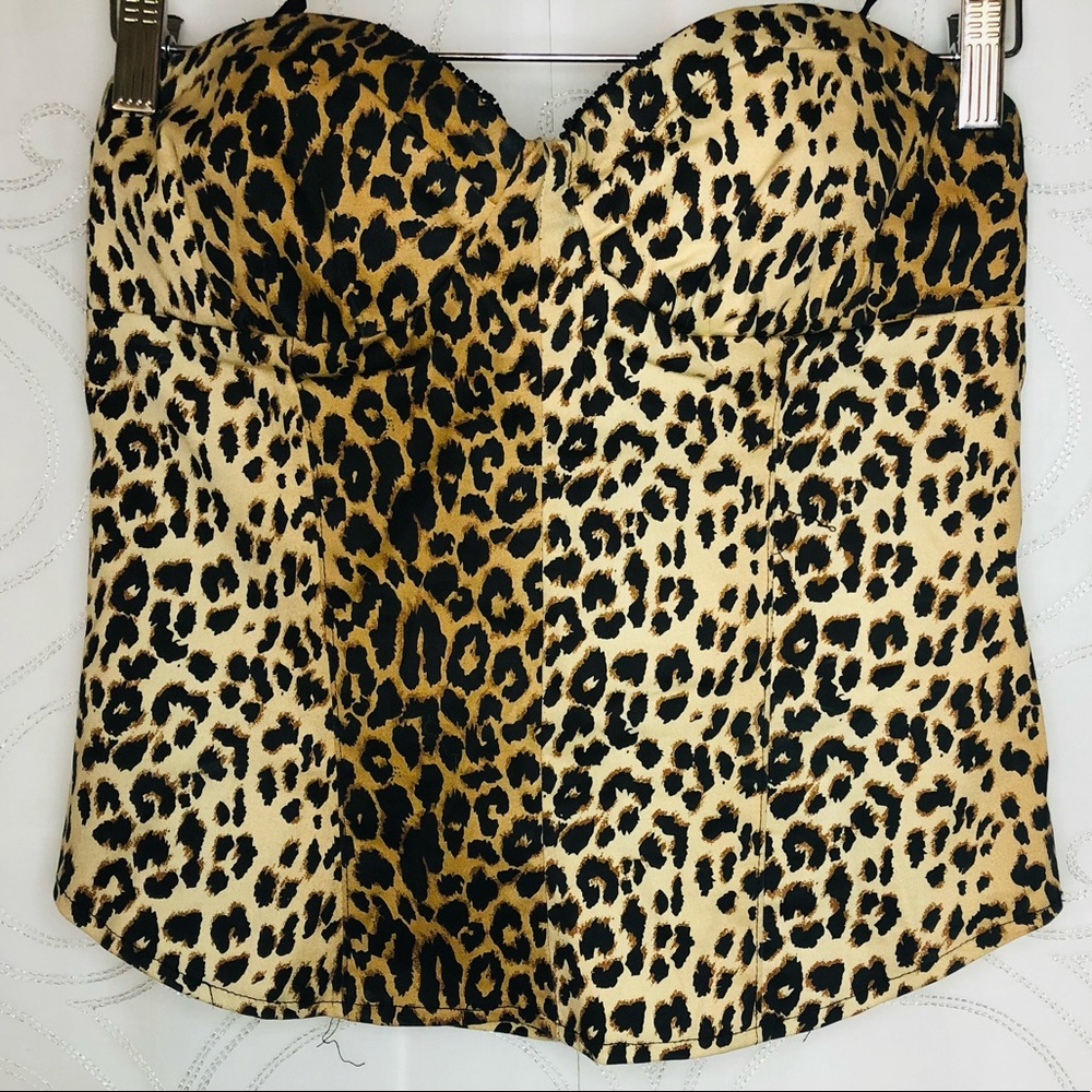 Royalty Leopard Print corset